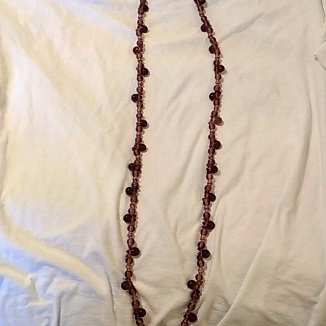 Long Purple Necklace From Ten Thousand Villages